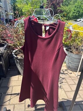 Old Navy Sleeveless Wine Red Mini Dress